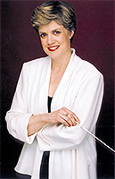 Susan in White Jacket with Baton